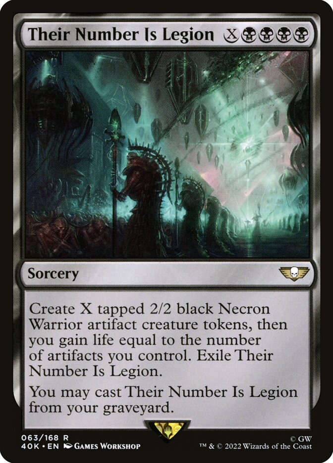 Their Number Is Legion 63 (Universes Beyond: Warhammer 40,000)  | Good Games Adelaide SA