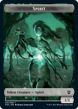 Spirit 001 Spirit 002 Double sided Token 1 // 2 (Commander: Innistrad: Crimson Vow)  | Good Games Adelaide SA