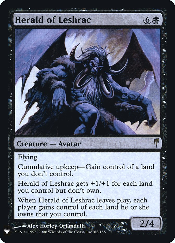 Herald of Leshrac 62 (The List Reprints)  - Foil | Good Games Adelaide SA