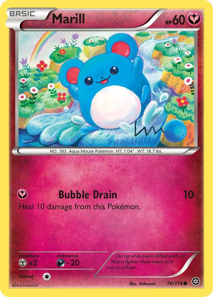 Marill 76/114 (XY - Steam Siege)  | Good Games Adelaide SA