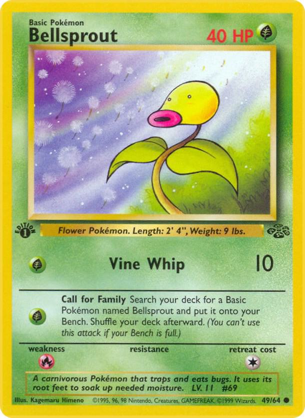 Bellsprout 49/64 (Jungle)  - 1st Edition | Good Games Adelaide SA