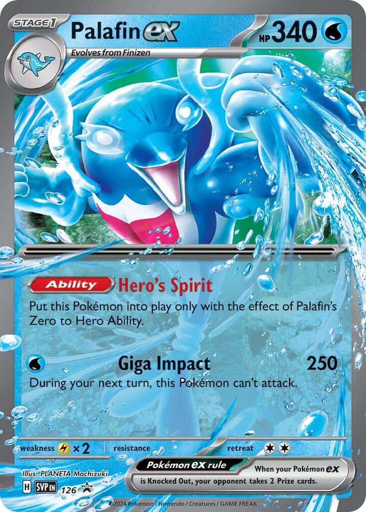 Palafin ex 126 (SV: Scarlet & Violet Promo Cards)  - Holofoil | Good Games Adelaide SA