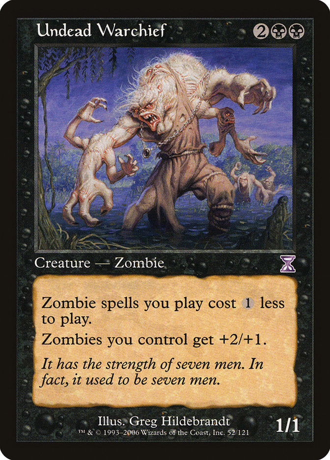 Undead Warchief 52 (Timeshifted)  - Foil | Good Games Adelaide SA