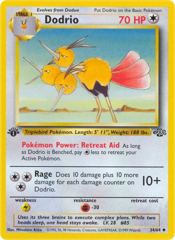 Dodrio 34/64 (Jungle)  - 1st Edition | Good Games Adelaide SA