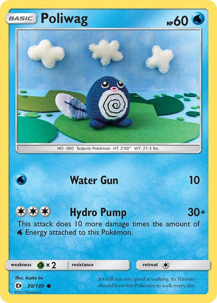 Poliwag 30/149 (SM Base Set)  | Good Games Adelaide SA