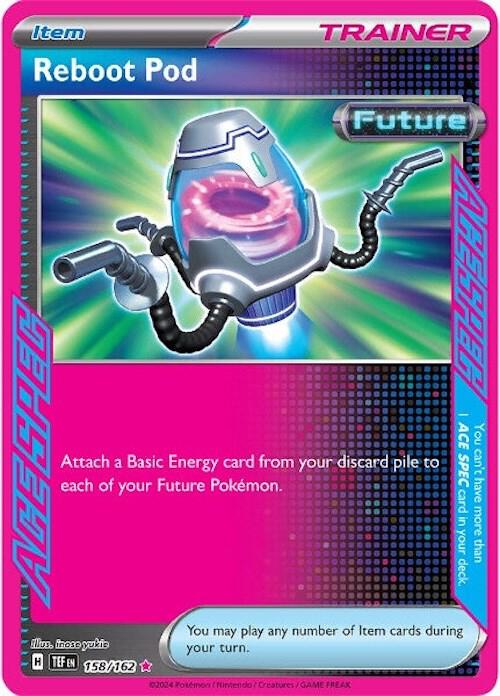 Reboot Pod 158/162 (SV05: Temporal Forces)  - Holofoil | Good Games Adelaide SA