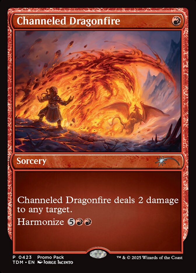 Channeled Dragonfire 423 (Promo Pack: Tarkir: Dragonstorm)  | Good Games Adelaide SA