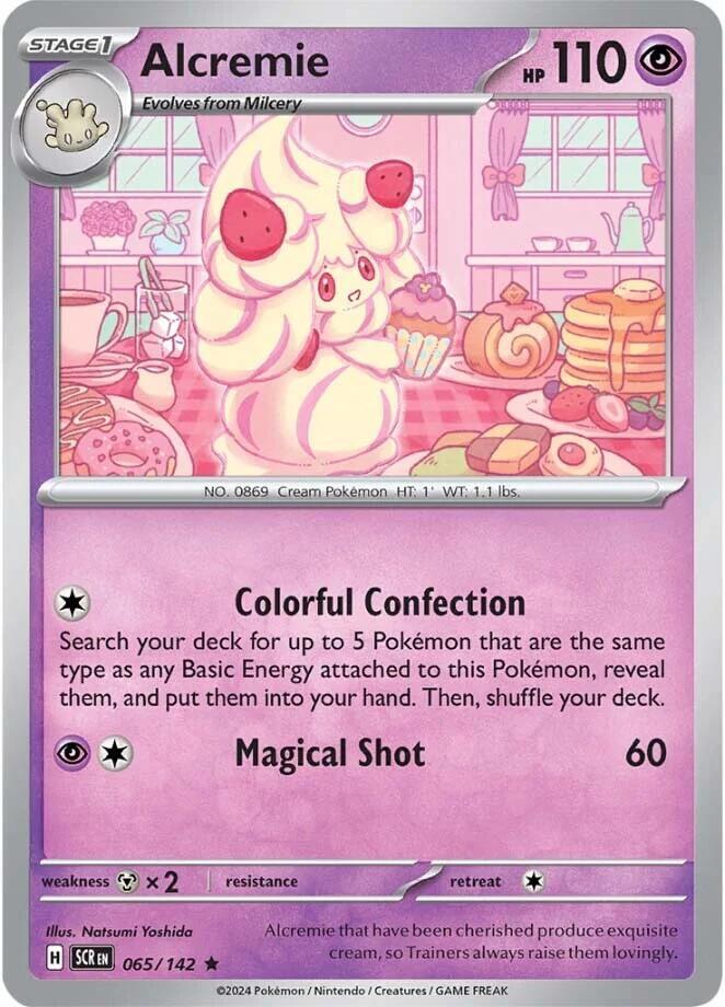 Alcremie 065/142 (SV07: Stellar Crown)  - Holofoil | Good Games Adelaide SA