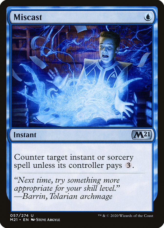Miscast 57 (Core Set 2021)  - Foil | Good Games Adelaide SA