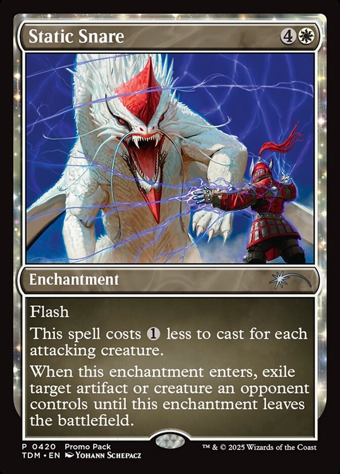 Static Snare 420 (Promo Pack: Tarkir: Dragonstorm)  | Good Games Adelaide SA