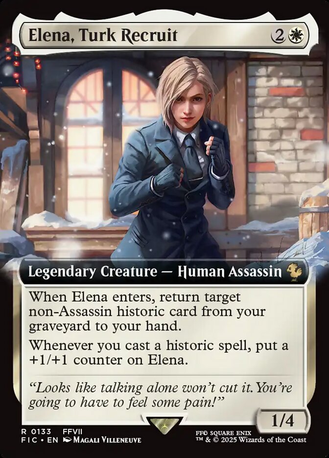 Elena, Turk Recruit 133 (Commander: FINAL FANTASY)  - Foil | Good Games Adelaide SA