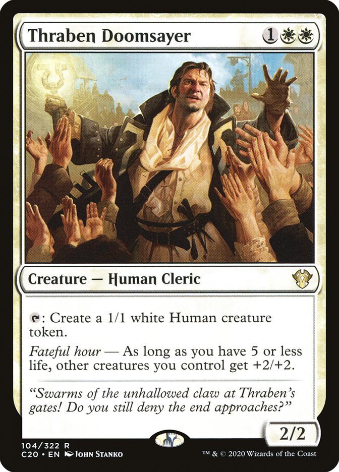 Thraben Doomsayer 104 (Commander 2020)  | Good Games Adelaide SA