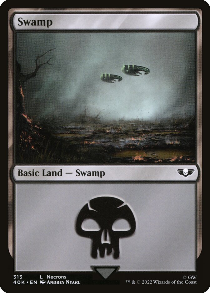 Swamp 313/617 (Universes Beyond: Warhammer 40,000)  | Good Games Adelaide SA