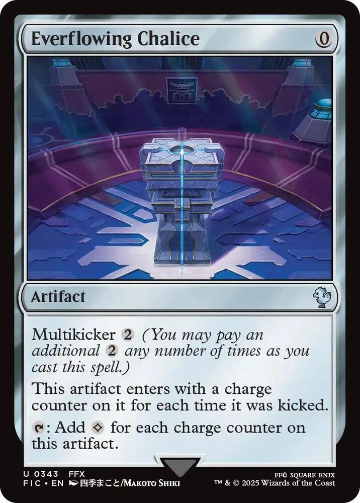 Everflowing Chalice  343 (Commander: FINAL FANTASY)  - Foil | Good Games Adelaide SA