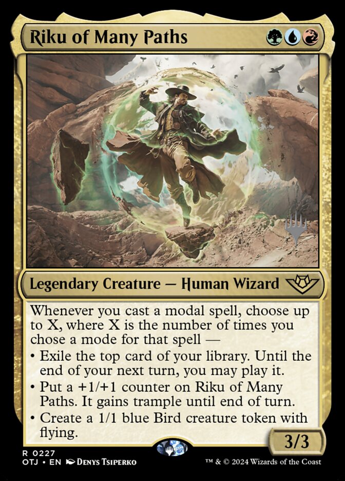 Riku of Many Paths 227 (Promo Pack: Outlaws of Thunder Junction)  - Foil | Good Games Adelaide SA