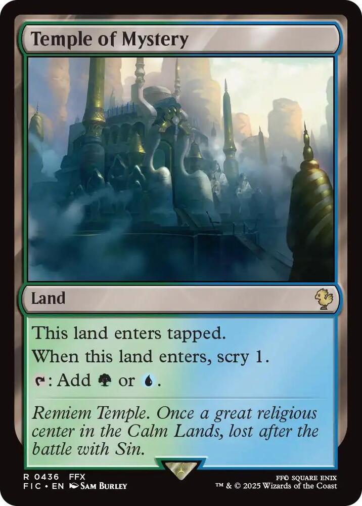 Temple of Mystery 436 (Commander: FINAL FANTASY)  - Foil | Good Games Adelaide SA