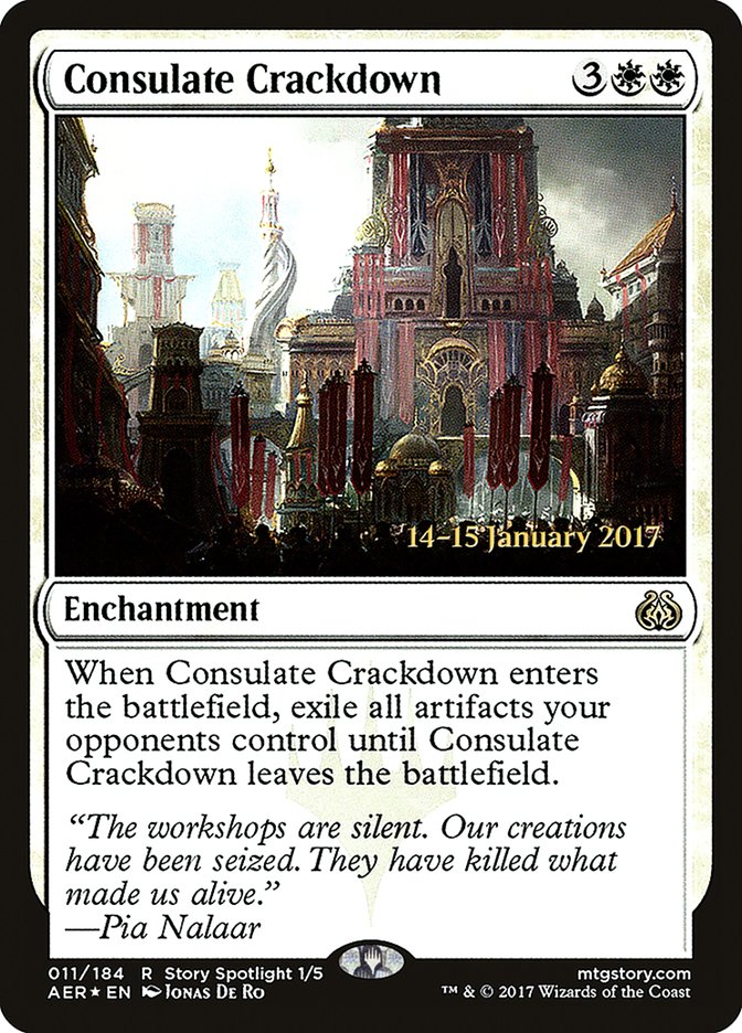 Consulate Crackdown 11 (Prerelease Cards)  - Foil | Good Games Adelaide SA
