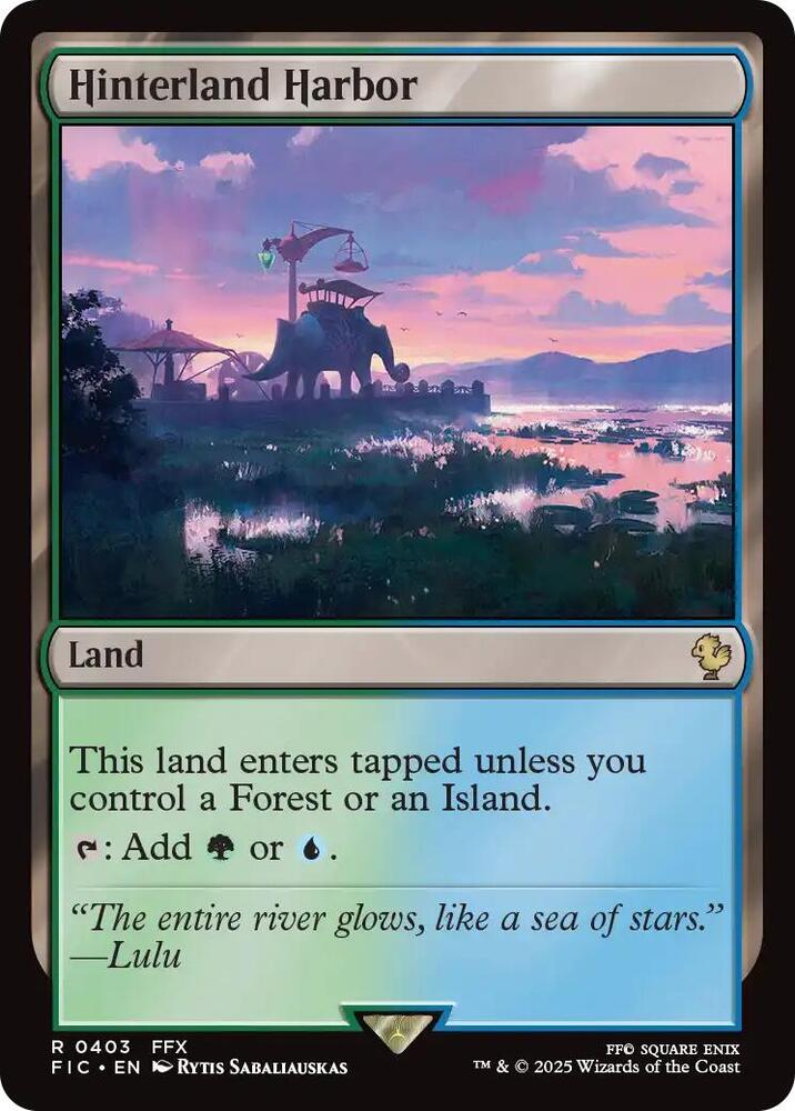 Hinterland Harbor  403 (Commander: FINAL FANTASY)  - Foil | Good Games Adelaide SA