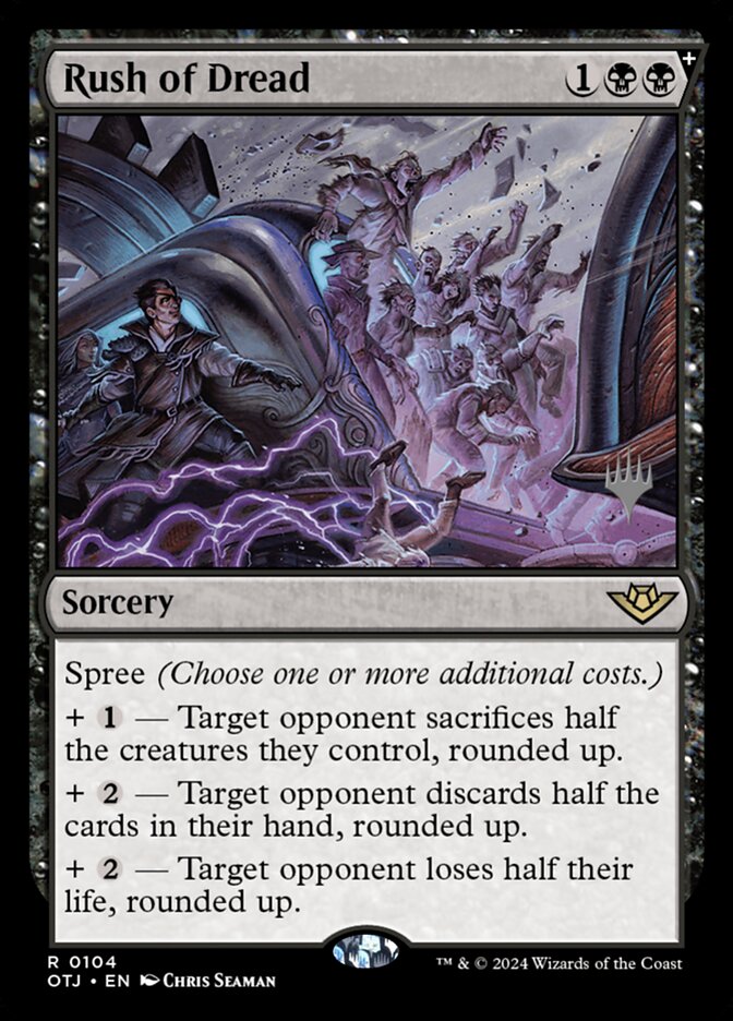 Rush of Dread 104 (Promo Pack: Outlaws of Thunder Junction)  - Foil | Good Games Adelaide SA