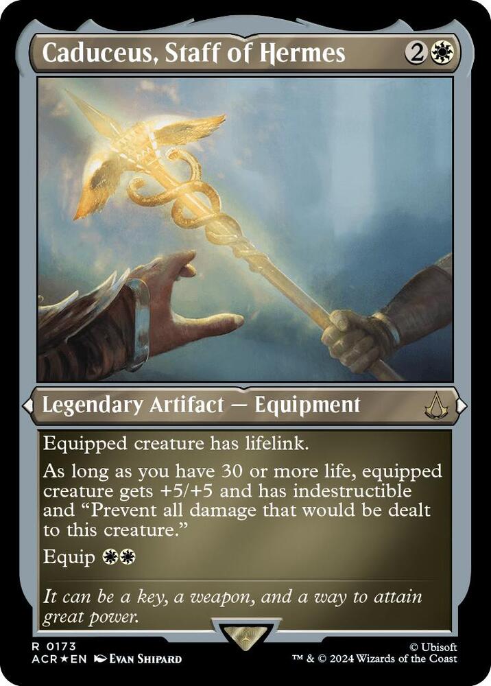 Caduceus Staff of Hermes 173 (Universes Beyond: Assassin's Creed)  - Foil | Good Games Adelaide SA