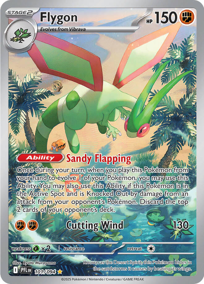 Flygon 101/094 (ME02: Phantasmal Flames)  - Holofoil | Good Games Adelaide SA