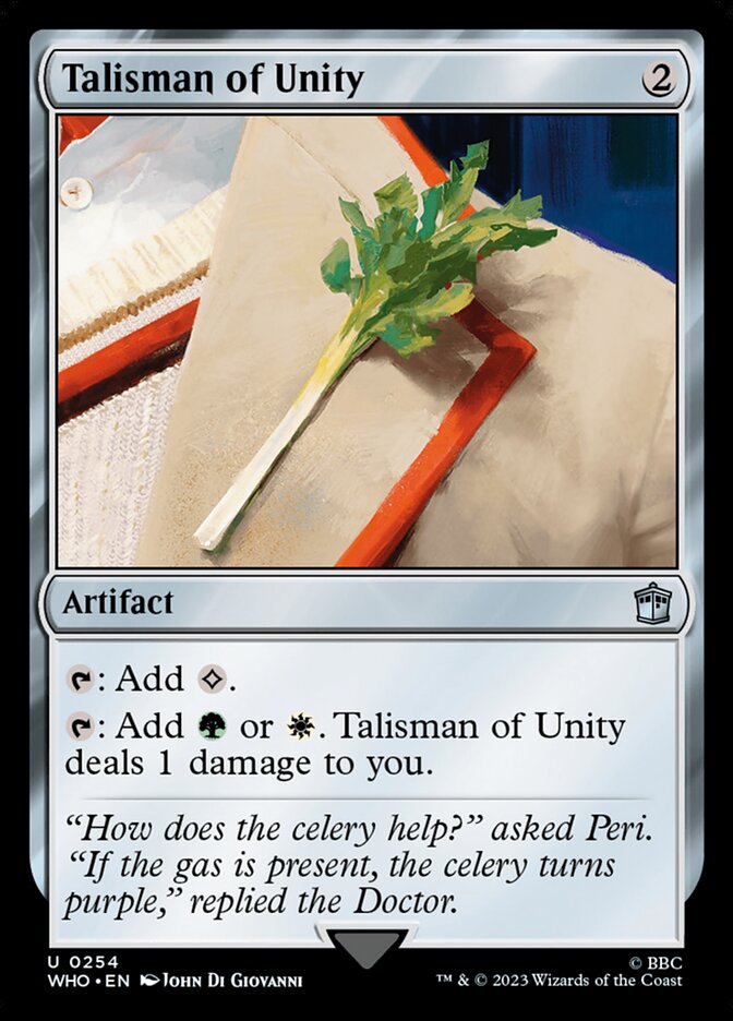 Talisman of Unity 254 (Universes Beyond: Doctor Who)  | Good Games Adelaide SA