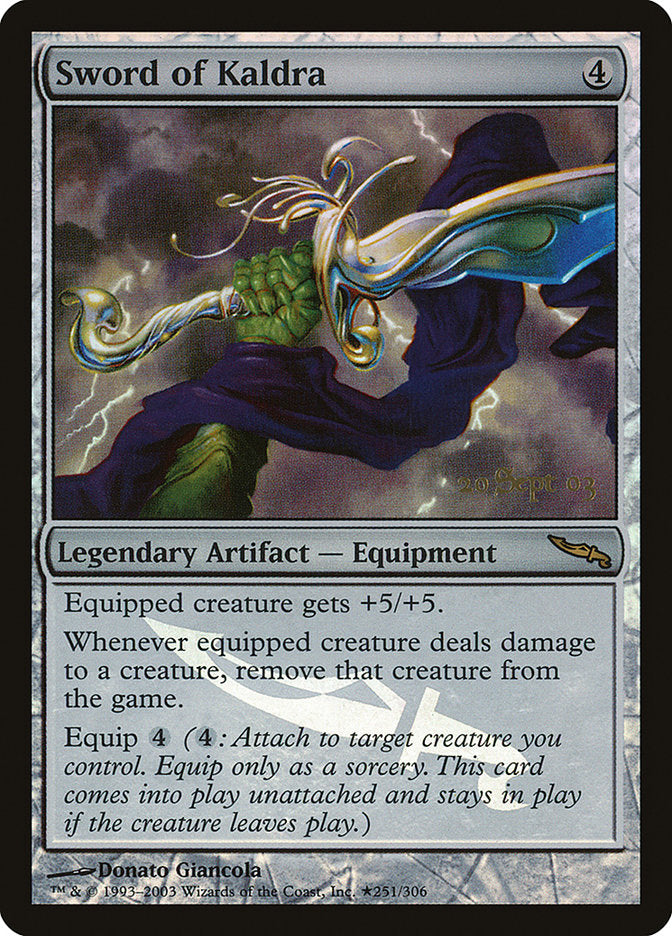 Sword of Kaldra 251 (Prerelease Cards)  - Foil | Good Games Adelaide SA