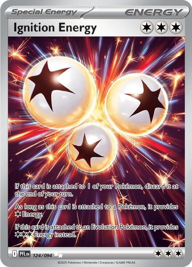 Ignition Energy 124/094 (ME02: Phantasmal Flames)  - Holofoil | Good Games Adelaide SA