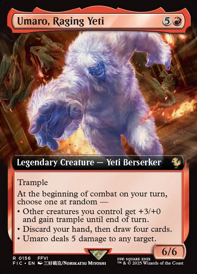 Umaro, Raging Yeti 156 (Commander: FINAL FANTASY)  | Good Games Adelaide SA