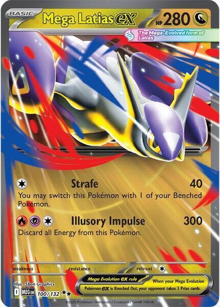 Mega Latias ex 100/132 (ME01: Mega Evolution)  - Holofoil | Good Games Adelaide SA