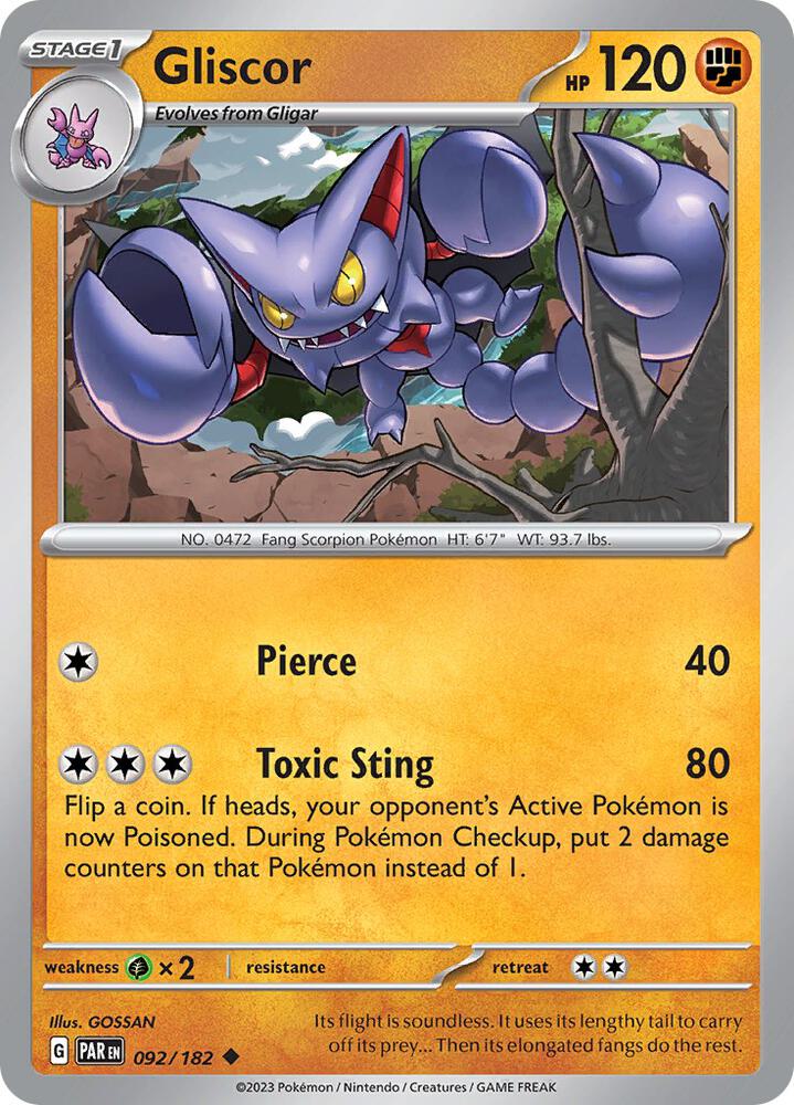 Gliscor 092/182 (SV04: Paradox Rift)  | Good Games Adelaide SA