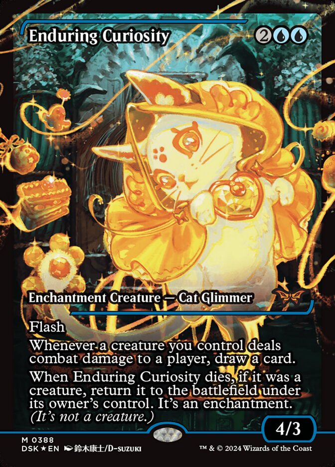 Enduring Curiosity 388 (Duskmourn: House of Horror)  - Foil | Good Games Adelaide SA