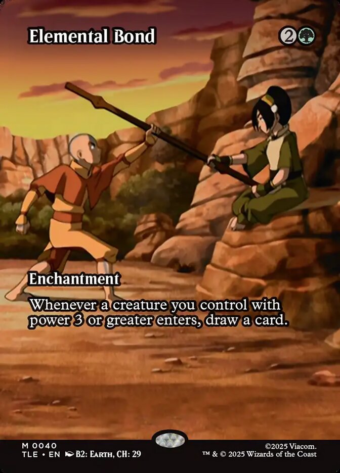Elemental Bond 40/0 (Avatar: The Last Airbender: Eternal-Legal)  - Borderless | Good Games Adelaide SA