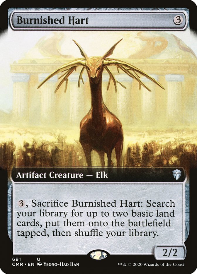 Burnished Hart 691 (Commander Legends)  - Extended Art Foil | Good Games Adelaide SA