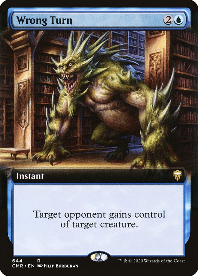 Wrong Turn 644 (Commander Legends)  - Extended Art | Good Games Adelaide SA
