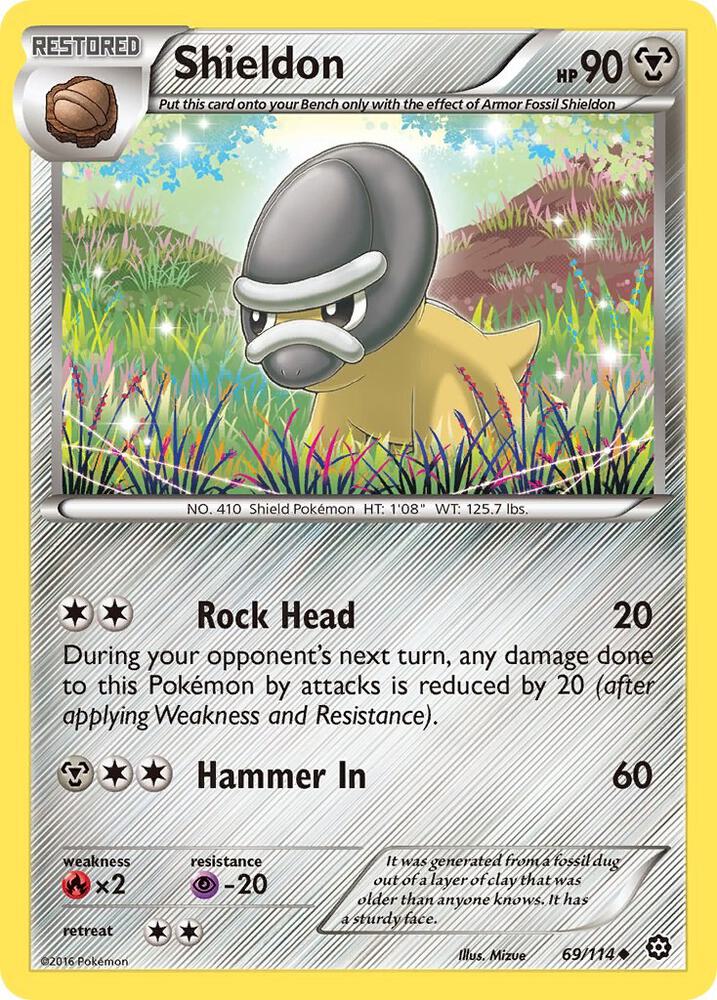 Shieldon 69/114 (XY - Steam Siege)  | Good Games Adelaide SA