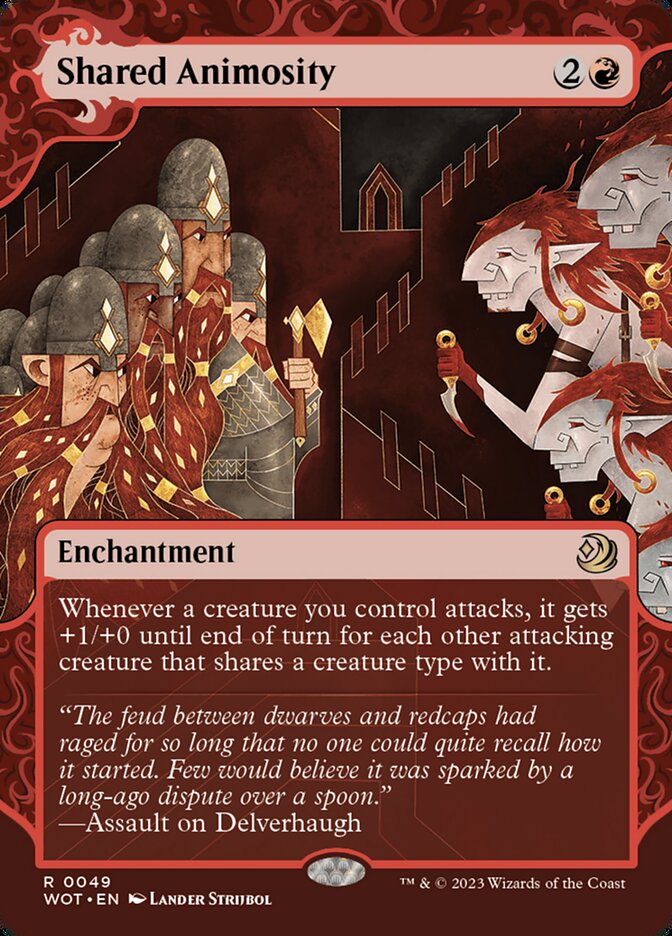 Shared Animosity 49 (Wilds of Eldraine: Enchanting Tales)  - Showcase Foil | Good Games Adelaide SA
