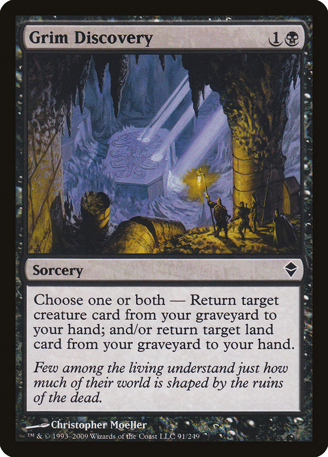 Grim Discovery 91 (Zendikar)  - Foil | Good Games Adelaide SA