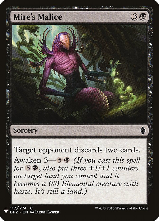 Mire's Malice 117 (The List Reprints)  | Good Games Adelaide SA