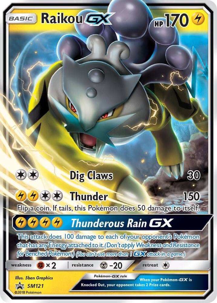 Raikou GX SM121 (SM Promos)  - Holofoil | Good Games Adelaide SA