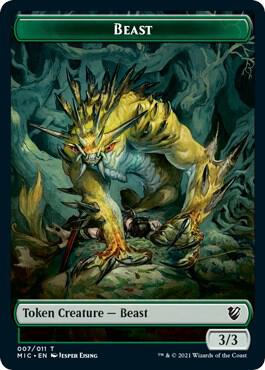 Beast Spider Double Sided Token 7 // 11 (Commander: Innistrad: Midnight Hunt)  | Good Games Adelaide SA
