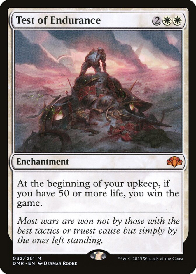 Test of Endurance 32 (Dominaria Remastered)  - Foil | Good Games Adelaide SA