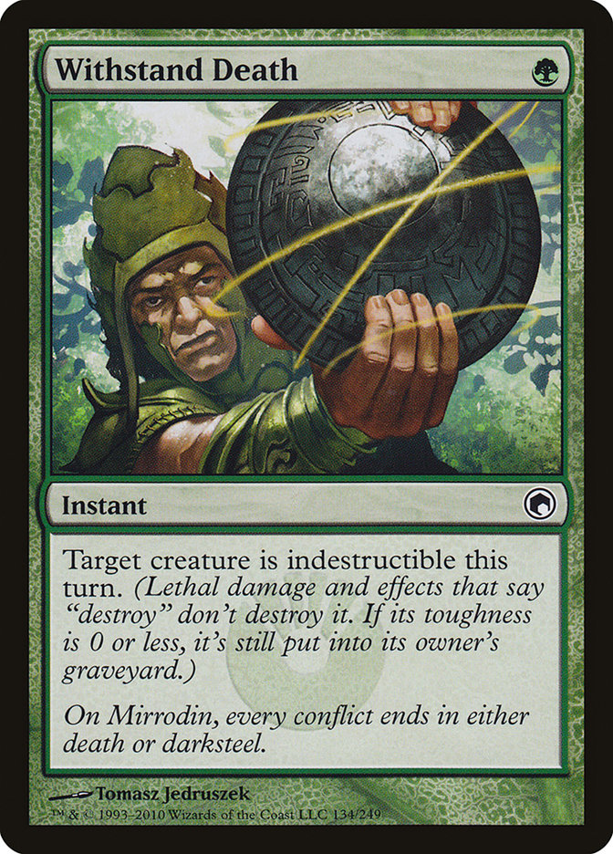 Withstand Death 134 (Scars of Mirrodin)  - Foil | Good Games Adelaide SA
