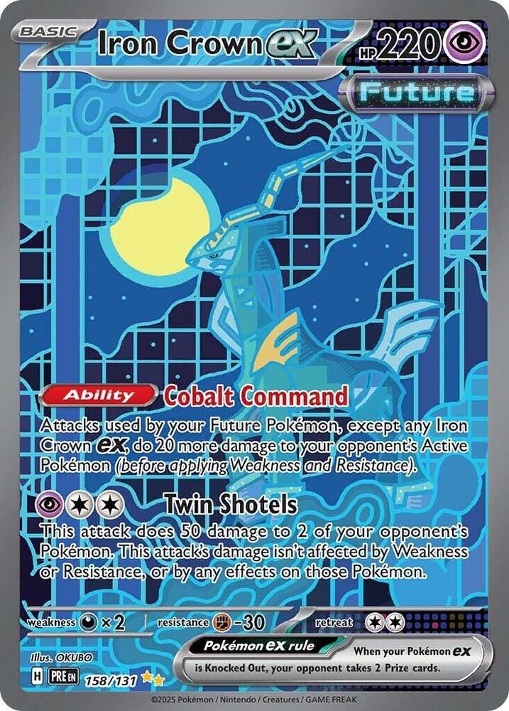 Iron Crown ex 158/131 (SV: Prismatic Evolutions)  - Holofoil | Good Games Adelaide SA