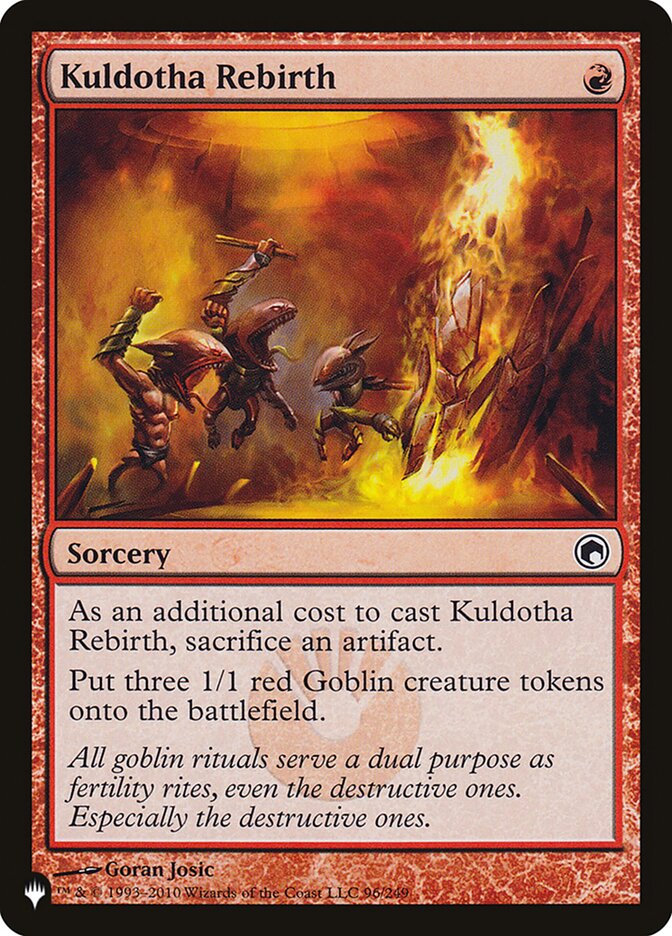 Kuldotha Rebirth 96/249 (The List Reprints)  | Good Games Adelaide SA