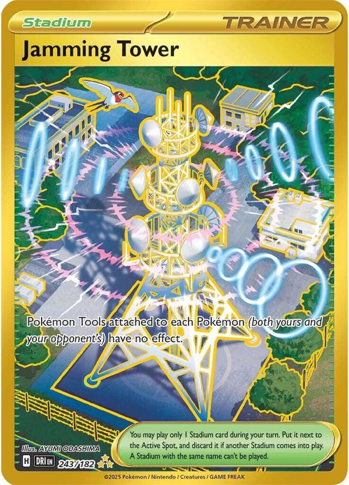 Jamming Tower 243/182 (SV10: Destined Rivals)  - Holofoil | Good Games Adelaide SA