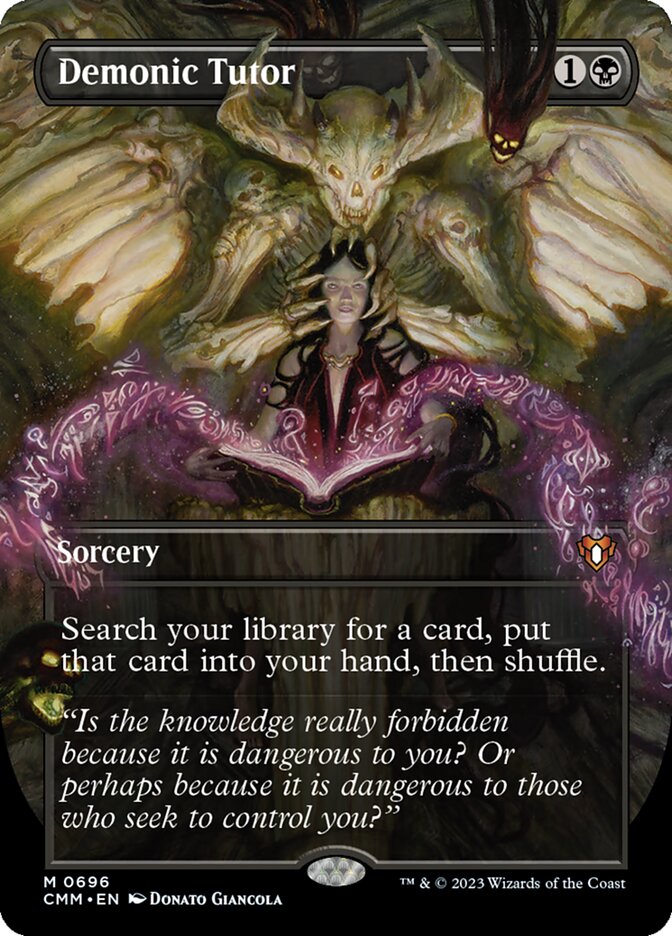 Demonic Tutor 696 (Commander Masters)  | Good Games Adelaide SA