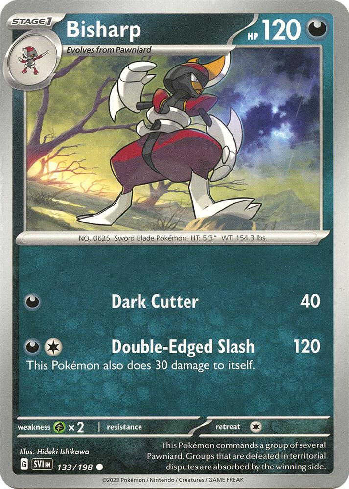 Bisharp 133/198 (SV01: Scarlet & Violet Base Set)  | Good Games Adelaide SA