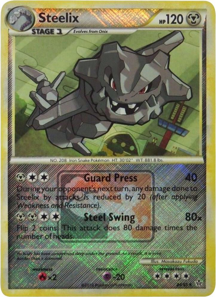 Steelix 24 95 League Promo 024/095 (League & Championship Cards)  - Reverse Holofoil | Good Games Adelaide SA