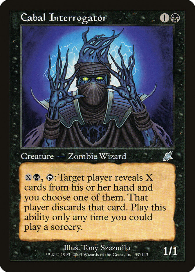 Cabal Interrogator 57 (Scourge)  - Foil | Good Games Adelaide SA